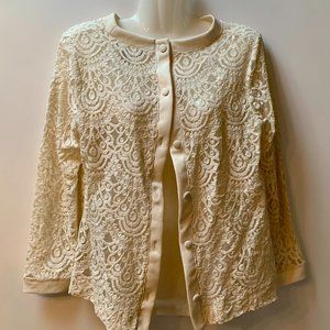 Banana Republic Lace Cardigan